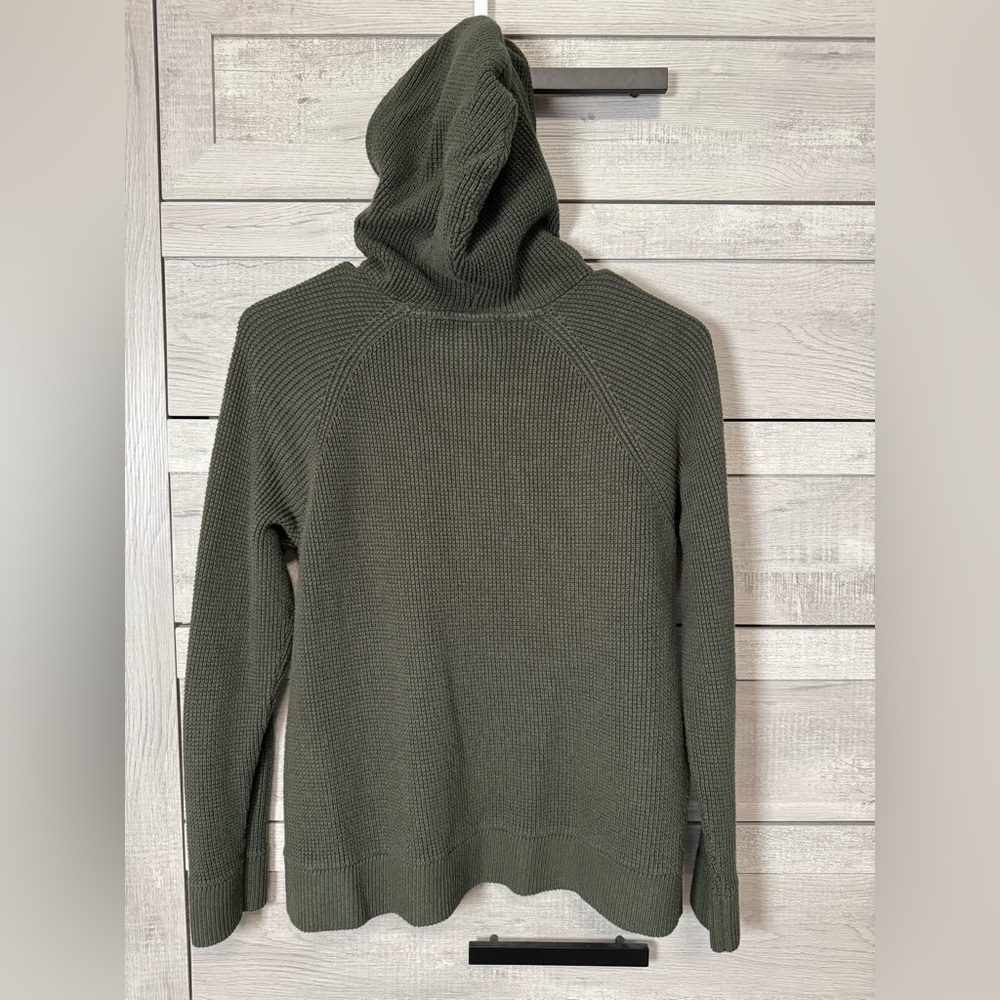 Michael Kors Women's olive Green Knit hoodie - Picture 2 of 9